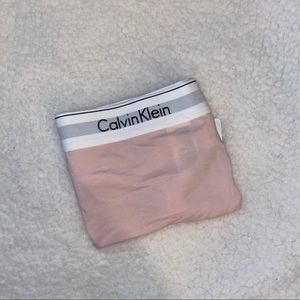 Calvin Klein plus-size underwear in pink